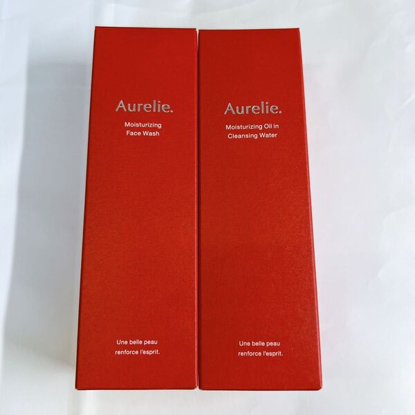 Aurelie モイスチャライジングオイルインクレンジングウォーター&フェイスウォッシュ 2本セット オレリー 洗顔料