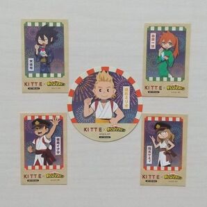 僕のヒーローアカデミア KITTEコラボ コースター ステッカー