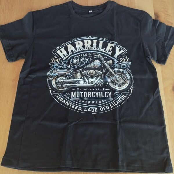 新品 モーターサイクル コットンTシャツ L