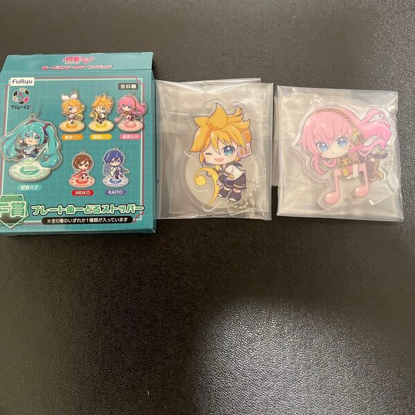 ピアプロ 初音ミク くじ ぬーどるストッパーフィギュア プレートぬーどるストッパー F賞 鏡音レン 巡音ルカ