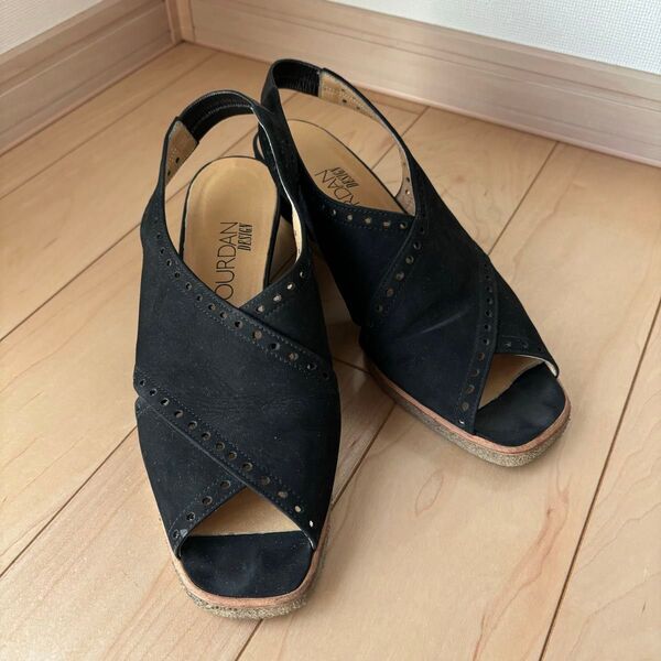 【美品】【JOURDAN DESIGN】オープントゥ ヒール