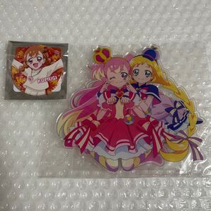プリキュア こむぎ いろは アクリルスタンド 缶バッジ
