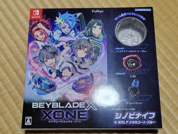 Nintendo Switch用ソフト ベイブレードX XONE (特典ベイなし)(ソフト未使用)+おまけベイシノビシャドウ付き