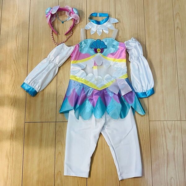 トロピカルージュプリキュア 変身プリチューム キュアラメールトロピカル〜ジュプリキュア! ローラコスプレ衣装 なりきり衣装