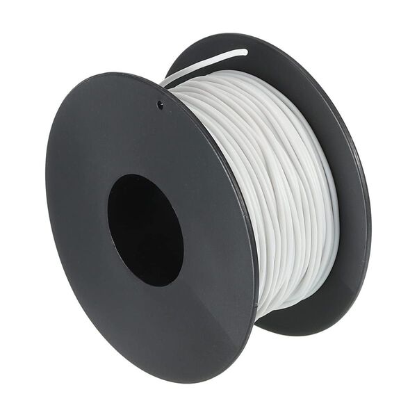 シリコーン樹脂電線 シリコンワイヤー 28AWG ホワイトスプール 長さ30m