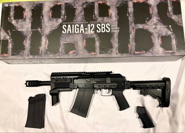 サイガ12 SBS 外装カスタム SAIGA12 東京マルイ ガスブローバック