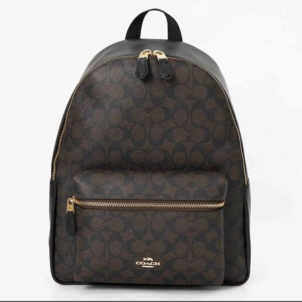 新品未使用! コーチ COACH リュック リュックサック バックパック ブラック ブラウン