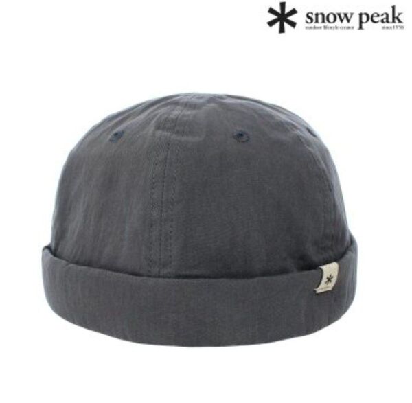 【海外限定】新品未使用 snow peak ナイロンキャップ グレー