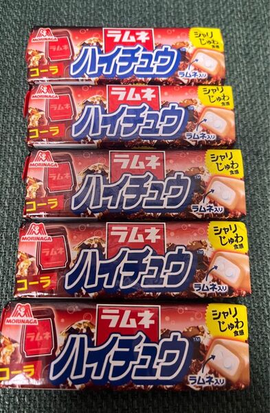 森永製菓 ラムネハイチュウ コーラ 7粒 5本セット