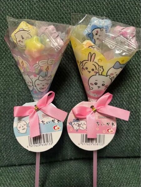 お菓子ブーケ ちいかわ スイートフルール 2本 チョコ キャンディ プチギフト お祝い 発表会 誕生日