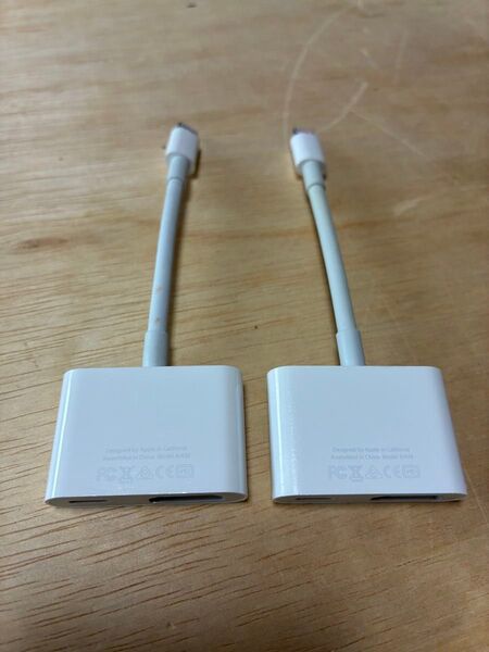 Apple純正Lightning to HDMI アダプタ 2本