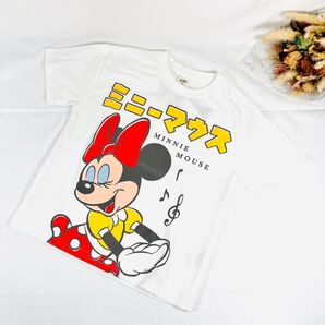 新品 Littc リトシー 120サイズ ミニーマウス大柄 Tシャツ