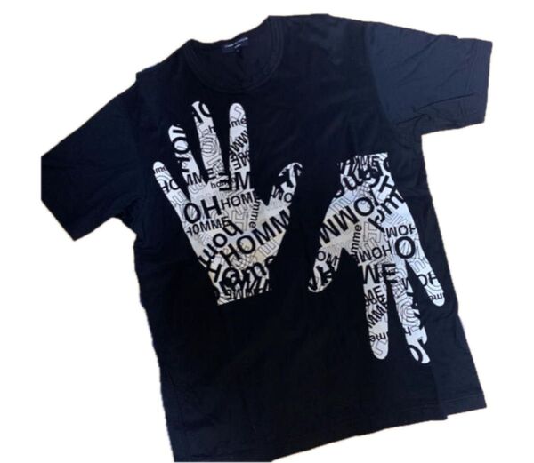 コムデギャルソンオム☆ハンドロゴTシャツ