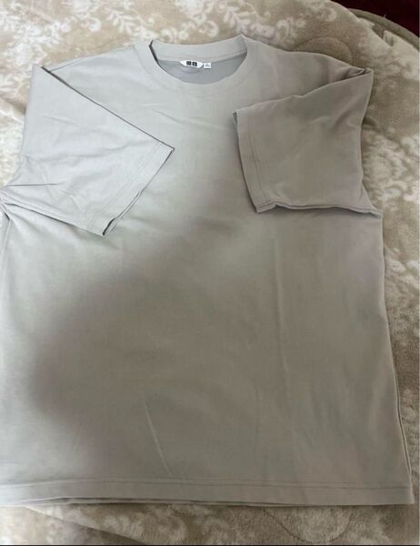 エアリズムコットンオーバーサイズTシャツ/5分袖LIGHT GRAY