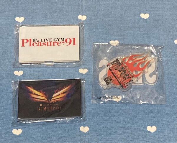 B'z LIVE-GYM Pleasure 2023 STARS ガチャ アクリルスタンド3個セット