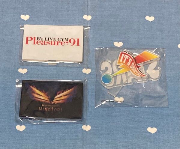 B'z LIVE-GYM Pleasure 2023 STARS ガチャ アクリルスタンド3個セット
