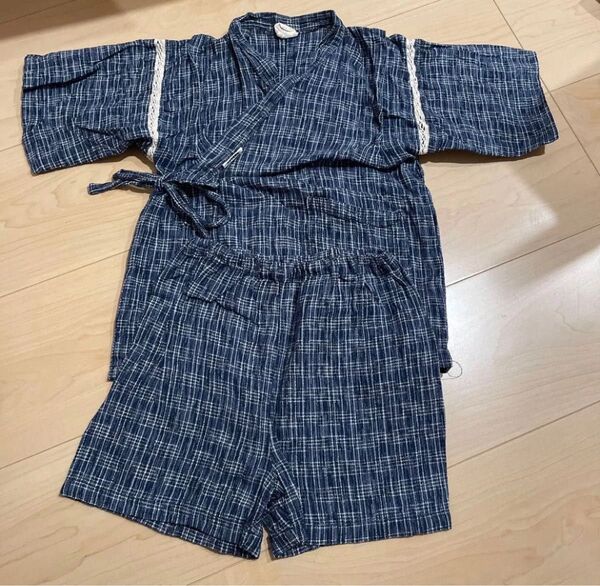 甚平 上下セット キッズ 95サイズ相当