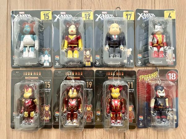 BE@RBRICK MARVEL ハッピーくじ ベアブリック賞 8体セット