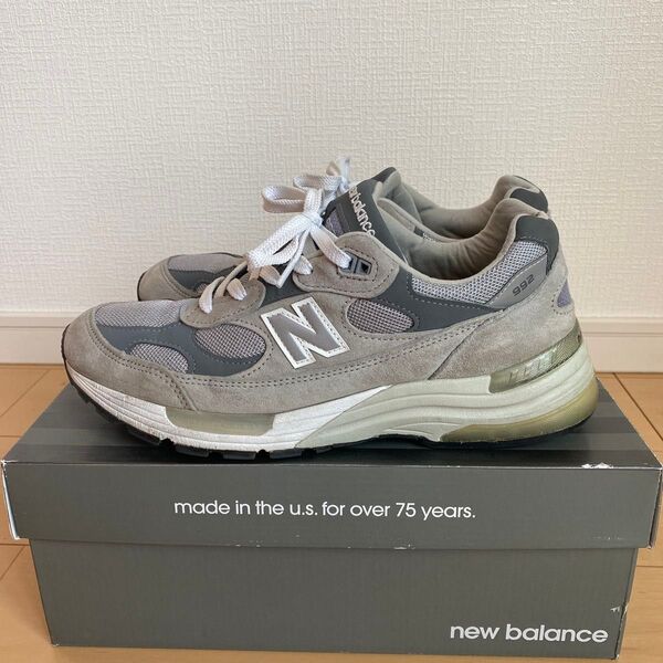 New Balance 992 グレー 27.5cm