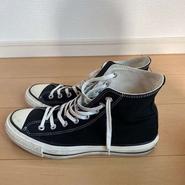 CONVERSE ハイカットスニーカー ブラック MADE IN JAPAN 27.5cm