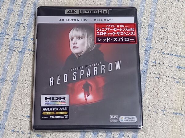 ○ほぼ新品○レッド・スパロー 4K ULTRA HD+Blu-ray○ジェニファー・ローレンス