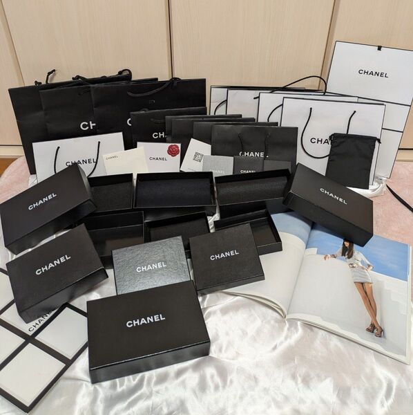 シャネル CHANEL 空箱 空き箱 保存袋 紙袋 ショッパー 付属品 まとめ売り