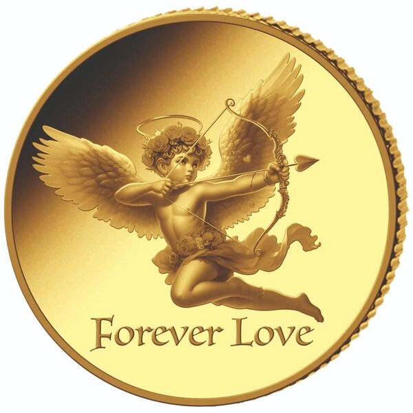金貨 Forever Love 観賞用プルーフ コインカプセル入 発行枚数2000枚のみ