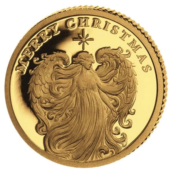 金貨 天使マリアとヒョウ 観賞用プルーフ コインカプセル入り 保証書付き 発行枚数1000枚のみ