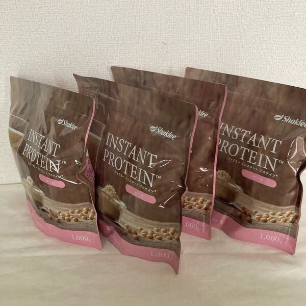 Shaklee インスタントプロテイン 1000g ピーチ 4袋