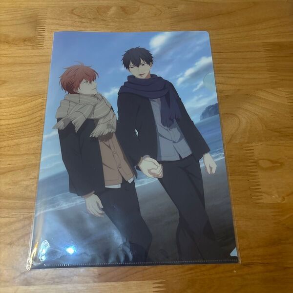 映画 ギヴン 海へ 描き下ろしイラスト A4クリアファイル完全生産限定品 アニメイト 佐藤真冬 上ノ山立夏 新品未使用品