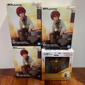 アカツキヘッド型スピーカー1 / 2機動戦士Gundam GQuuuuuuX アマテ・ユズリハ(マチュ)フィギュア3個