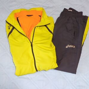 アシックス 上下セット ウィンドブレーカー