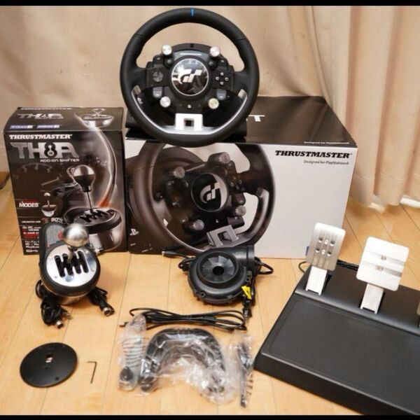 Thrustmaster T-GT 、TH8A ハンコン&シフター 、「Thrustmaster TGT用カスタムパネル」32cm