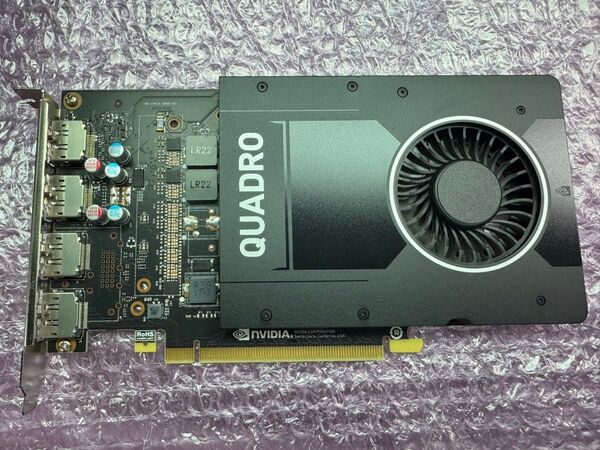 【動作確認済】NVIDIA Quadro P2000 1スロット 補助電源不要