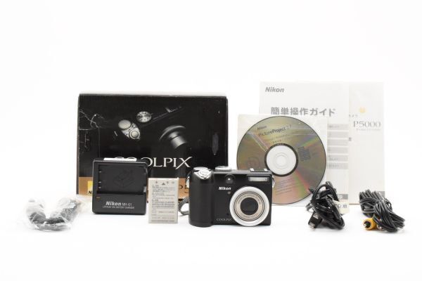 【動作確認済】Nikon COOLPIX P5000 美品 付属品付 Yahoo!オークション -「nikon coolpix p5000」の落札相場・落札価格