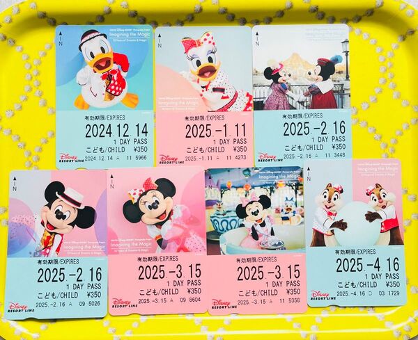 ディズニーリゾートライン★フリー切符★フリーきっぷ★イマジニングザマジック★コンプリートセット
