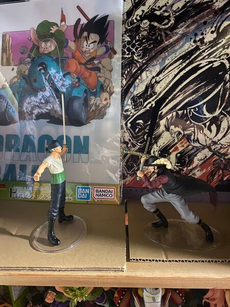 ワンピース SHOWCASE DRAMATIC フィギュア PIECE バンプレ ゾロ ミホーク セット