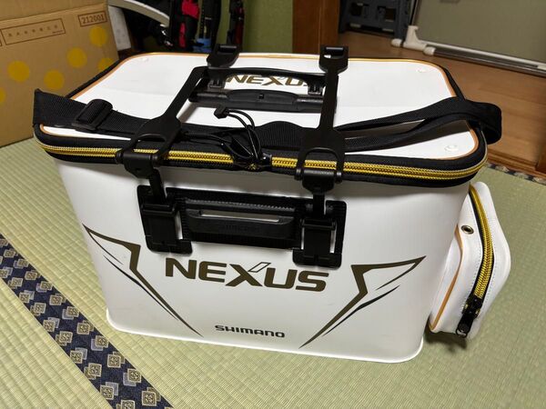 シマノ BK-124R フィッシュバッカン EX (ハードタイプ) ホワイト 45cm(自宅利用品)^ - ^