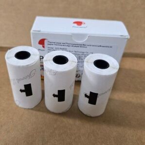 phomemo m02 pro ラベル 用紙 3ロール 3.5m 53mm 感熱式粘着紙 ミニプリンター用