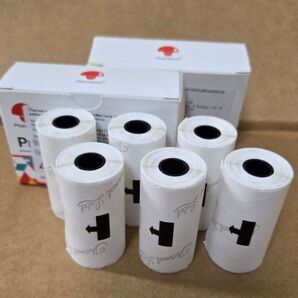 phomemo m02 pro ラベル 用紙 6ロール 3.5m 53mm 感熱式粘着紙 ミニプリンター用