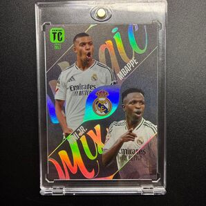 希少サッカーカード エムバペ ヴィニシウスジュニオール ムバッペ レアルマドリード PANINI デュアル