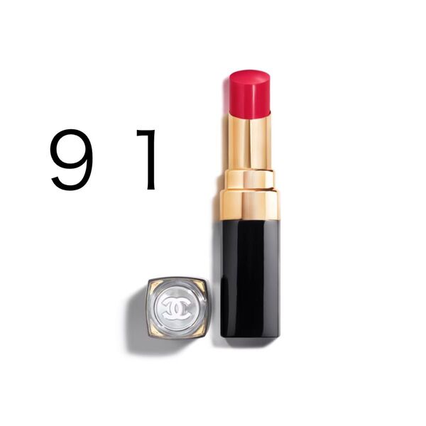 CHANEL シャネル ルージュココ フラッシュ 91 レッド系 リップスティック 口紅