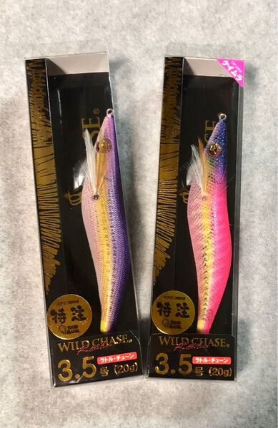 スクイッドマニア ワイルドチェイス3.5号 未使用2ヶセット バニーピーチ アフターダーク ラトルチューン