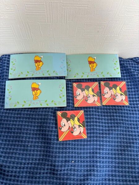 プーさん ミッキー ミニー メモ帳 6冊
