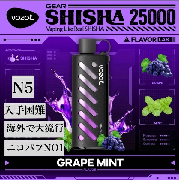 VOZOL 輸入品 25000パフ ニコパフ N5
