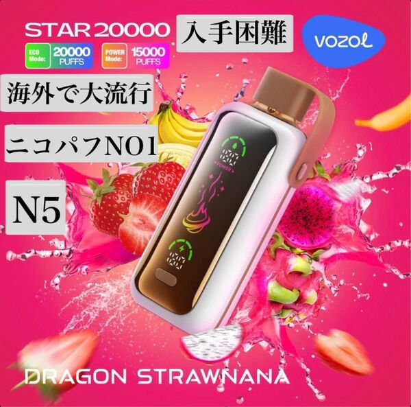 VOZOL 輸入品 20000パフ ニコパフ N5