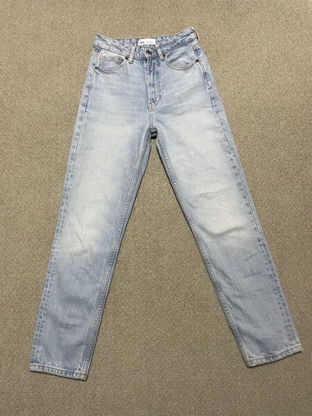 【ZARA ザラ】ライトブルー ストレートデニム EU32