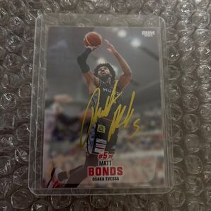 Bリーグカード 金箔サイン マットボンズ BBM 1st2025