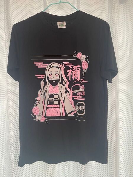 鬼滅の刃 Tシャツ 竈門禰豆子 ブラック Sサイズ