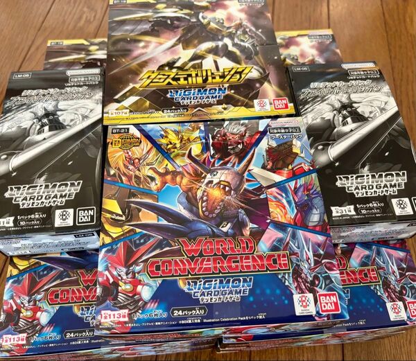 デジモンカード World convergenceなど未開封12BOX